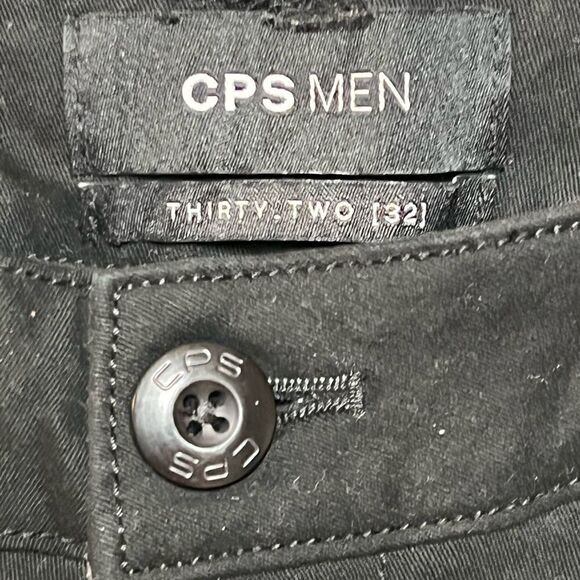 CPS Men Thug Life “Life is a Joke” Black Cargo Joggers Sz 32 W - Picture 4 of 5
